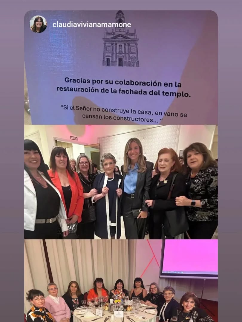 Cena solidaria para la restauración de la Basílica de San José de Flores